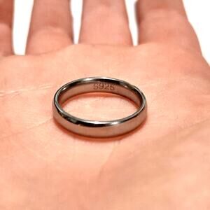 S925 Sterling Silver Promise Ring Band Wedding Engagement Proposal Gift - New!